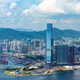 The skyline of Hong Kong
